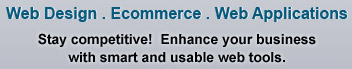 Palm Harbor FL Website Designer and Developer offering Professional Web Design, Ecommerce, Web Application Development Services helping businesses stay competitive with smart and usable web tools.